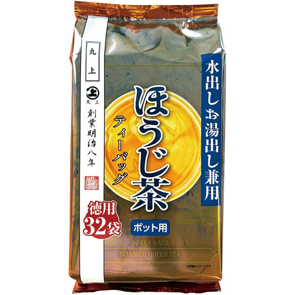 【新商品】丸上）ポット用ほうじ茶ティーバッグ 32p　3g×32袋入