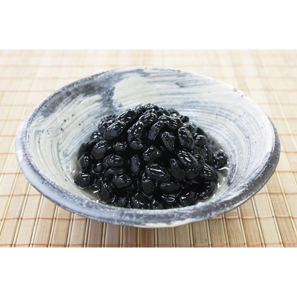 【お正月】カモ井食品工業）ソフト黒豆Fパック 　500g（固形量360g）