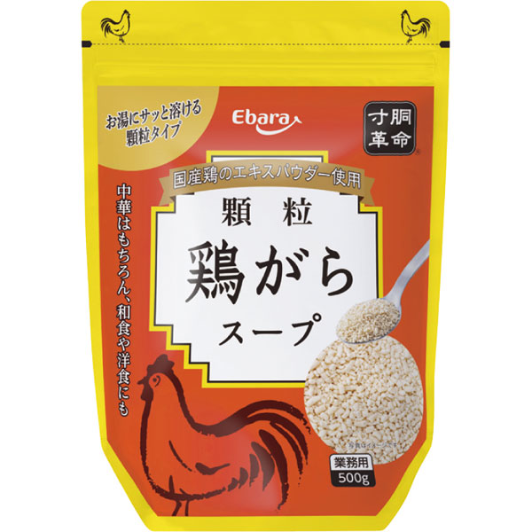 エバラ食品工業）顆粒鶏がらスープ パウチ　500g