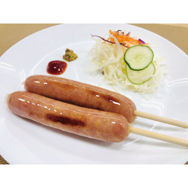 コスモフーズ）串付きポークフランク　600g（10本入）