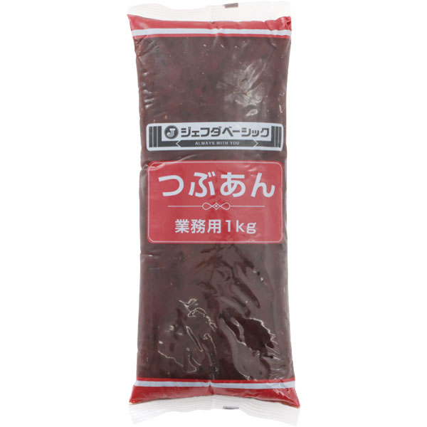 【9月～12月月間特売】ジェフダ）つぶあん 業務用　1kg