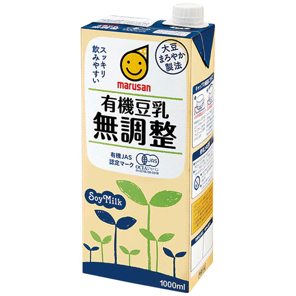 マルサンアイ）有機豆乳 無調整　1L
