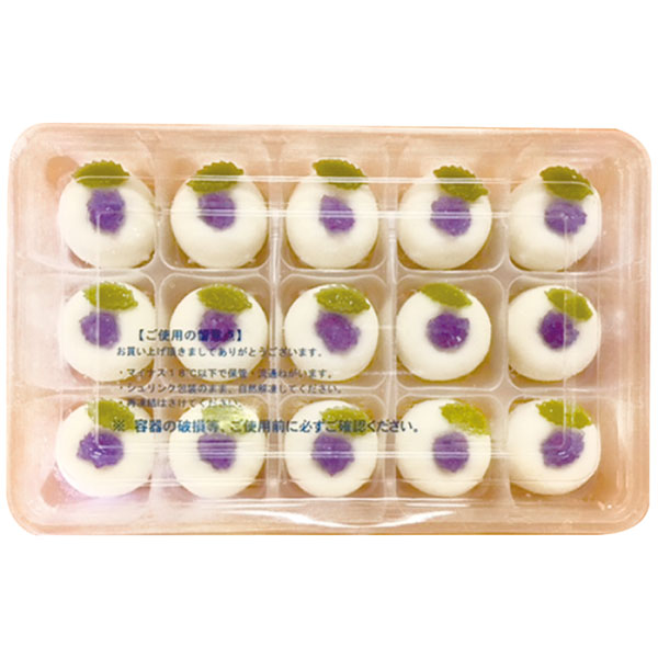【売尽し】花餅あじさい 　約20g×15個入