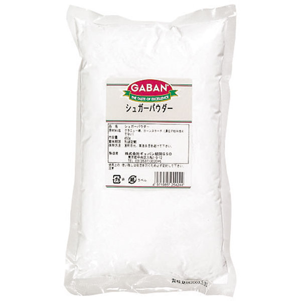 ギャバン）シュガーパウダー（粉糖）　450g