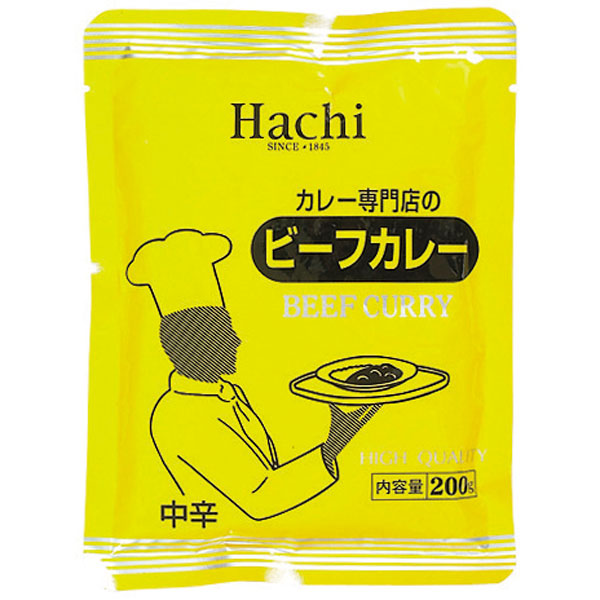 ハチ食品）カレー専門店のビーフカレー中辛　1食200g