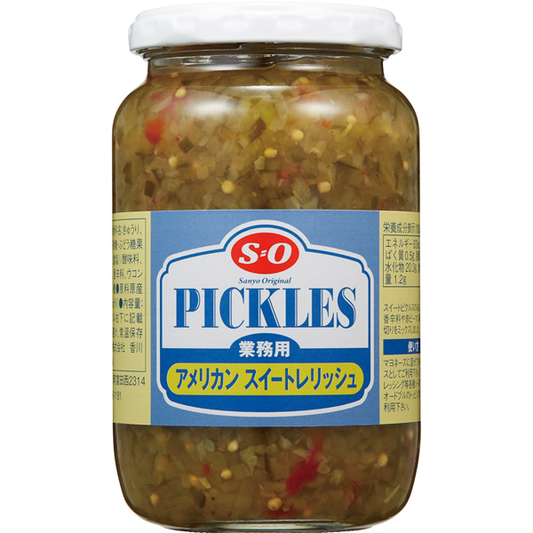 讃陽食品工業）アメリカン スイートレリッシュ　390gビン