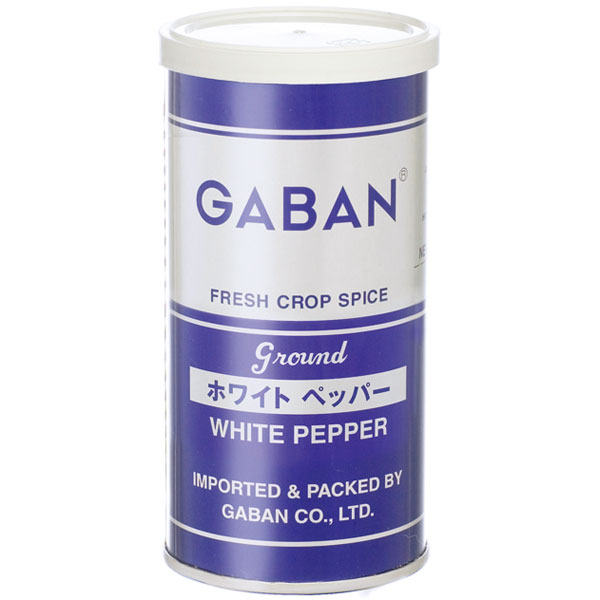 ギャバン）ホワイトペッパー（パウダー）　80g缶