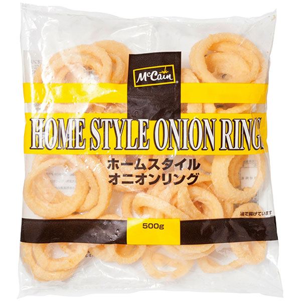 日本マッケインフーズ）ホームスタイル オニオンリング　500g（約10～12g×40個入）
