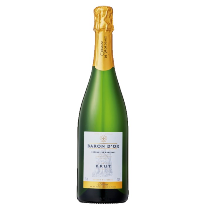 クレマン ド ボルドー　ブリュット　バロン ドール　白　750ml
