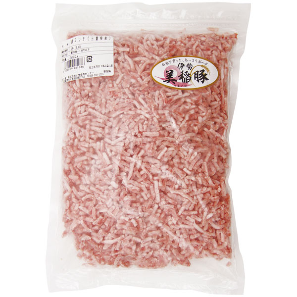 大里食肉センター）伊勢美稲豚ミンチ　500g