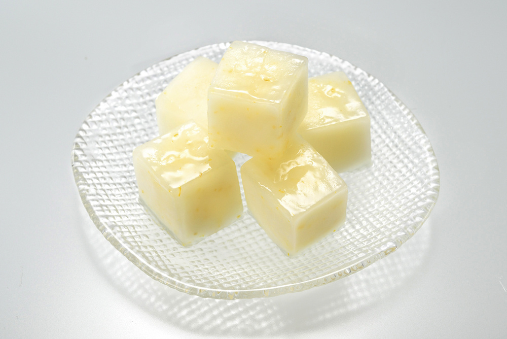 廣八堂）葛あいす（キューブ型）ゆず　1kg（約60個入）