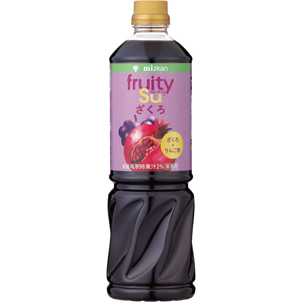 【新商品】Mizkan）業務用フルーティス りんご酢ざくろ（6倍濃縮）1000ml