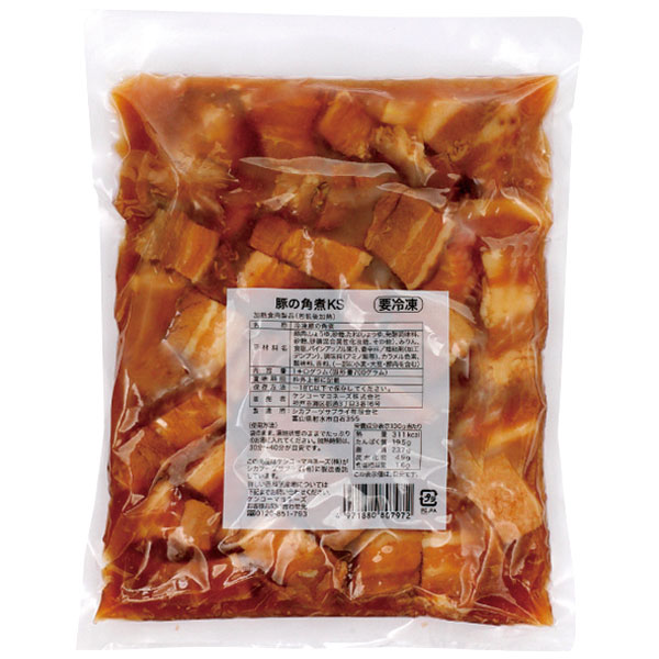 ケンコーマヨネーズ）豚の角煮　1kg（固形700g） 約30g×25個入