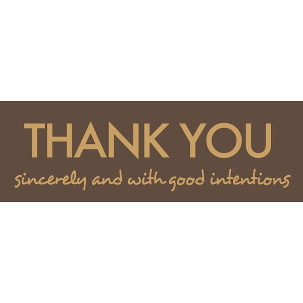 ロールシール　Ｔｈａｎｋ　ｙｏｕ【ＰＢ】　５００枚入