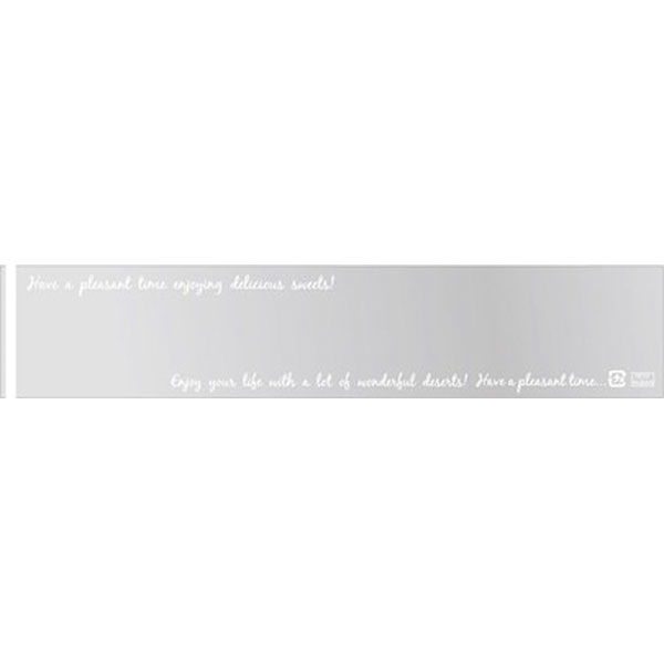 ケーキフィルム　フレーズ　ホワイト　６０【ＰＢ】　１０００枚入