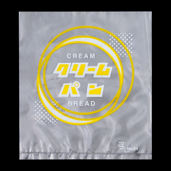４０４１　レトロ調菓子パン袋　クリームパン　１００枚入