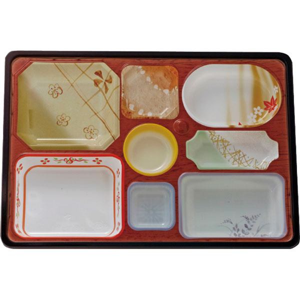 ＴＳ－ＢＯＸ１３０　味彩ごぜんボックス　中仕切　柄付　２０枚入　（別売　本体あり）