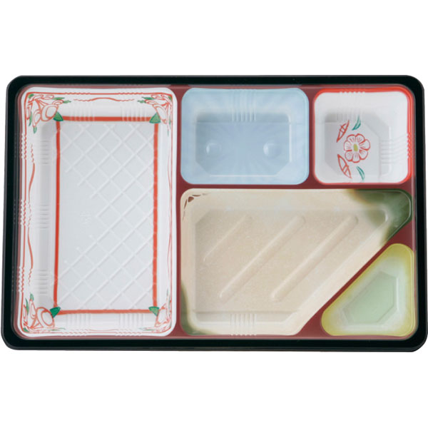 ＴＳＲ－ＢＯＸ９０－６０－２　夢彩ごぜんボックス　中仕切　柄付　５０枚入　（別売　本体あり）