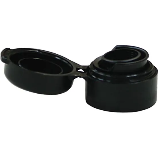 ガラス瓶／蓋　Ｒｅ－Ｈｃａｐ　丸穴　黒　１０個入【本体　別売り】