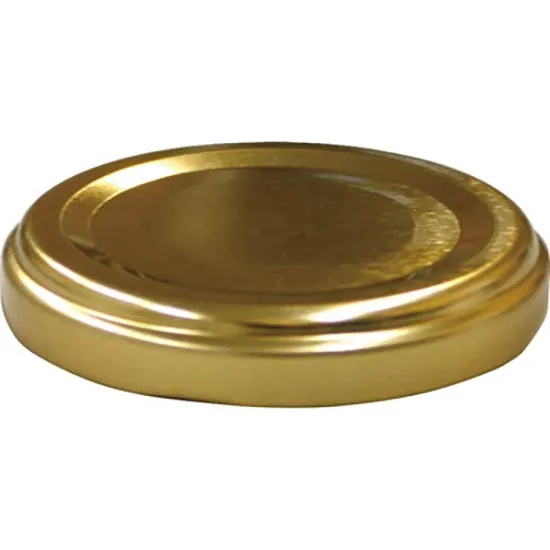 ガラス瓶／蓋　５３ＲＴＳ－Ｄキャップ　ゴールド　１０個入【本体　別売り】