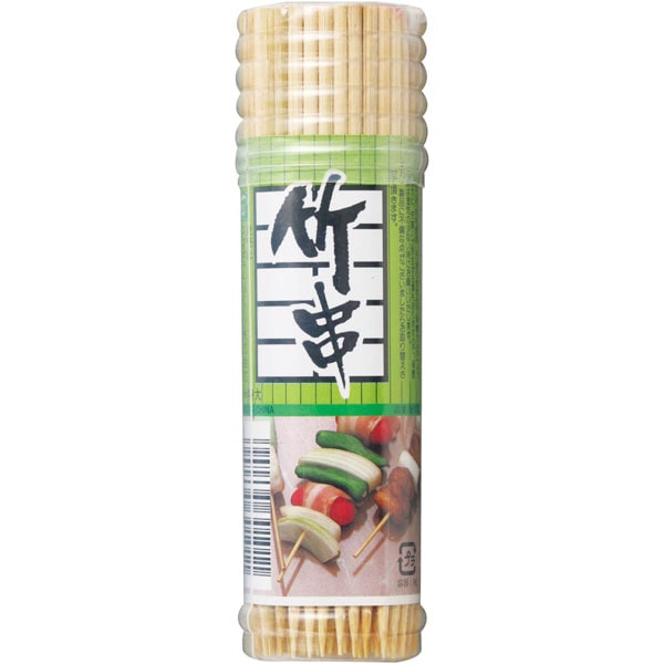 竹串　ポリ容器入　大　１２ｃｍ　約１００本入