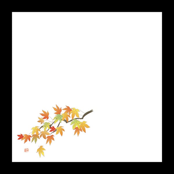 耐油天紙　５寸　紅葉（９～１０月）　１００枚入