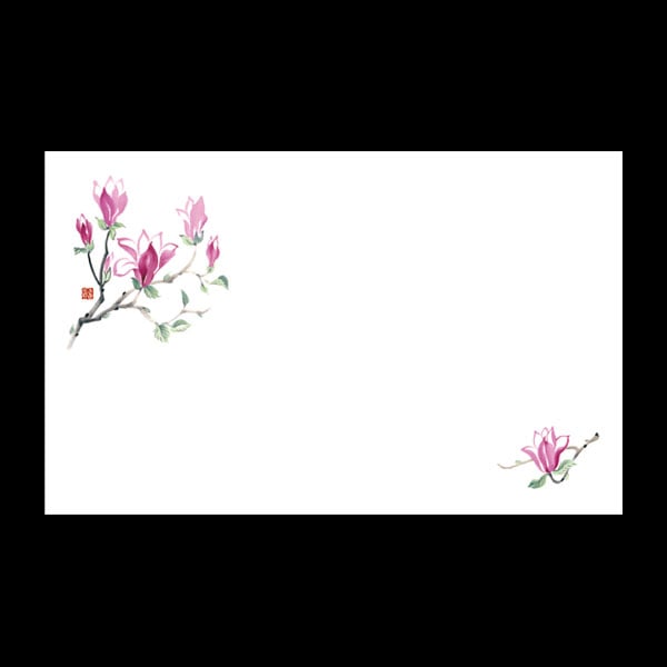 テーブルマット尺３＃２３１　木蓮　１００枚入