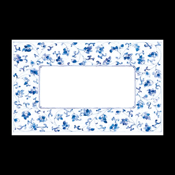 【売尽し】テーブルマット尺３＃２４４　花唐草　１００枚入