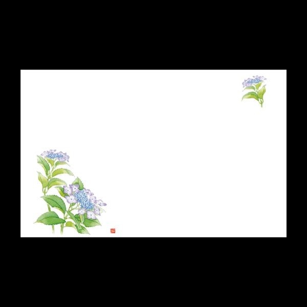 テーブルマット尺３＃４０２　紫陽花　１００枚入