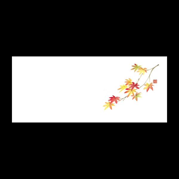 テーブルマットおてもと＃３２２４　紅葉　１００枚入