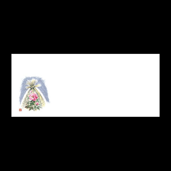 テーブルマットおてもと＃３２９１　寒ぼたん　１００枚入