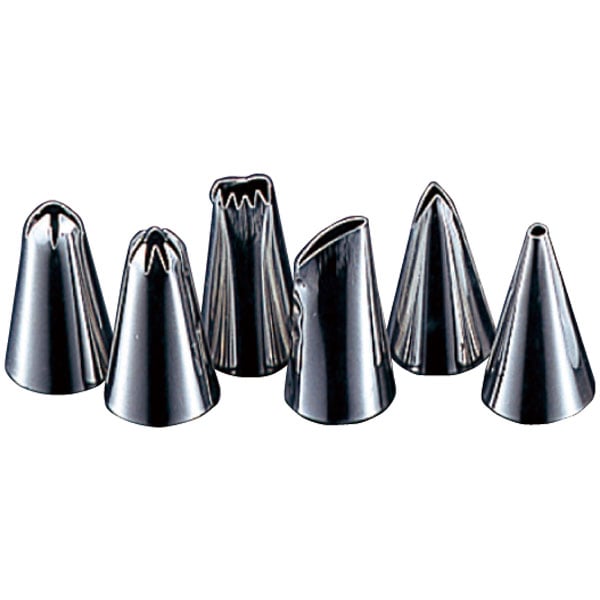 絞り口金セット　６ヶ入　１８－０　＃３０１