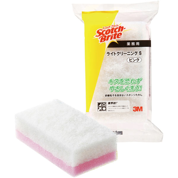 ライトクリーニングたわし　Ｓ　ライトピンク