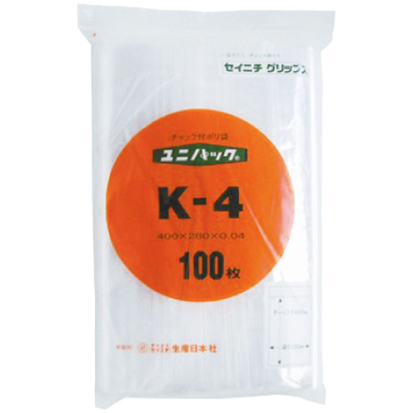 ユニパック　Ｋ－４　１００枚入