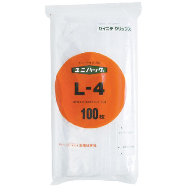 ユニパック　Ｌ－４　１００枚入