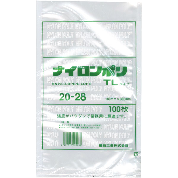 ナイロンポリ　ＴＬタイプ　２０－２８　１００枚入