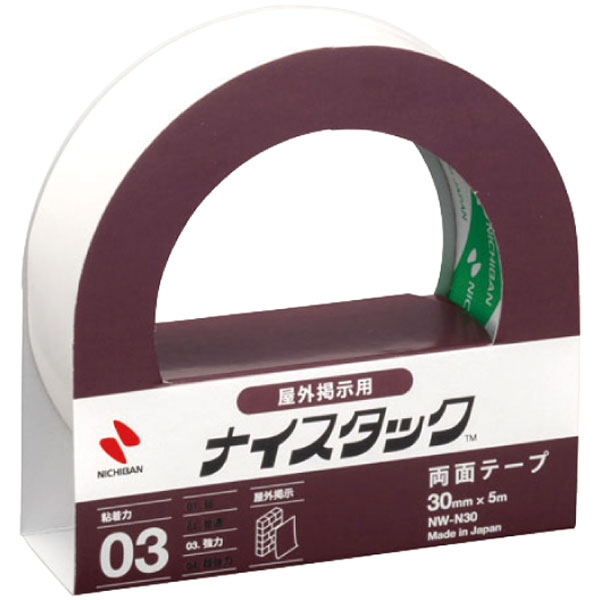 再生紙両面テープ　ナイスタック３０ｍｍ　屋外掲示用　ＮＷ－Ｎ３０　２３１６