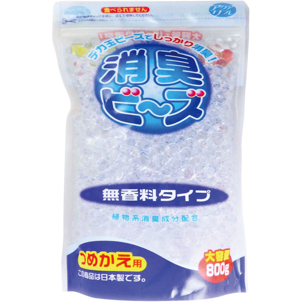 アクアリフレ　消臭ビーズ詰め替え大容量　８００ｇ　無香料