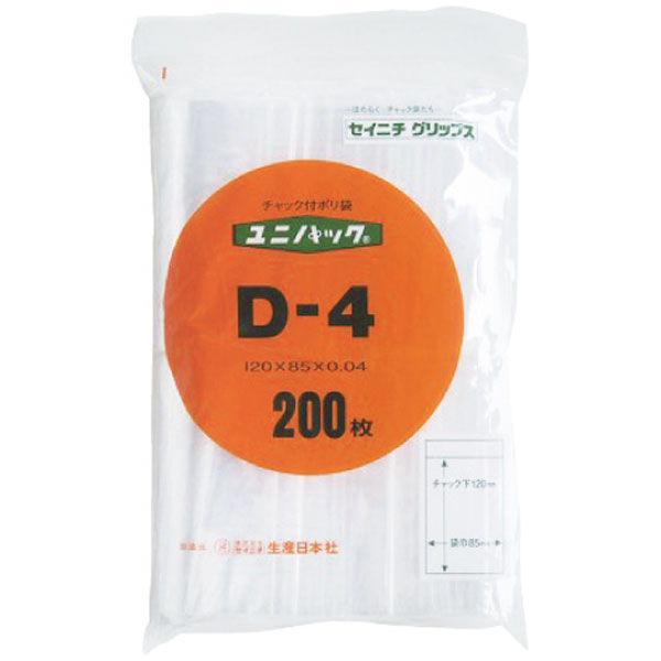 新ユニパック　Ｄ－４　１００枚入