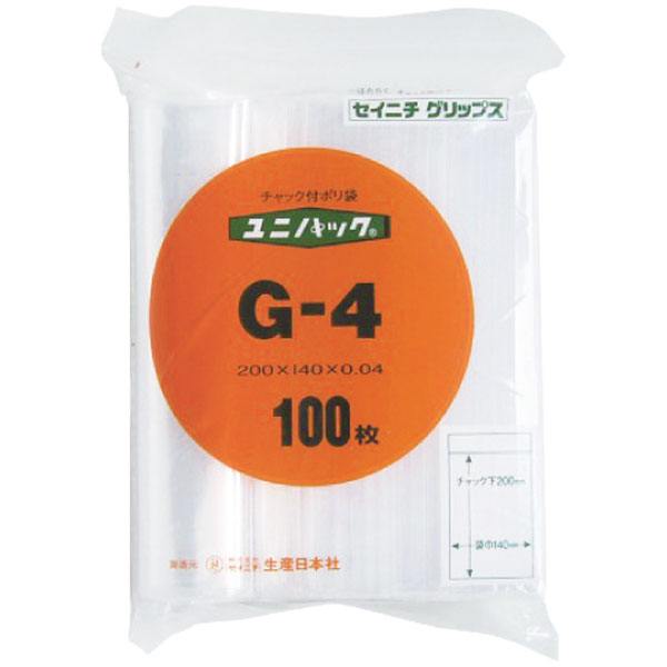 新ユニパック　Ｇ－４　１００枚入
