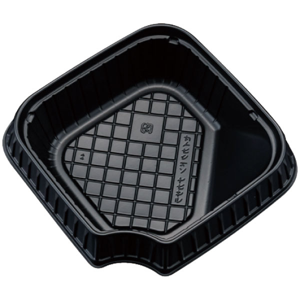 正角丼　中皿　黒　５０個入