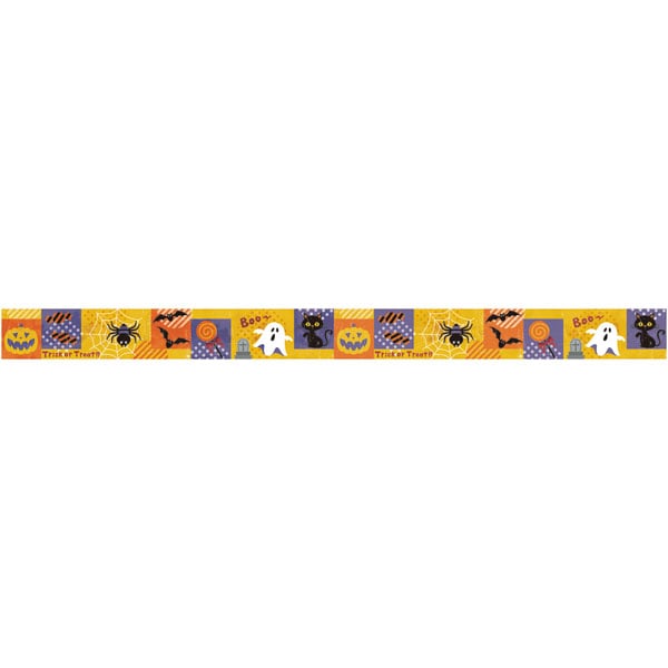 マスキングテープ　ＵＲ－０２１３　Ｔｒｉｃｋ　ｏｒ　Ｔｒｅａｔ　１５ｍｍＸ７ｍ巻