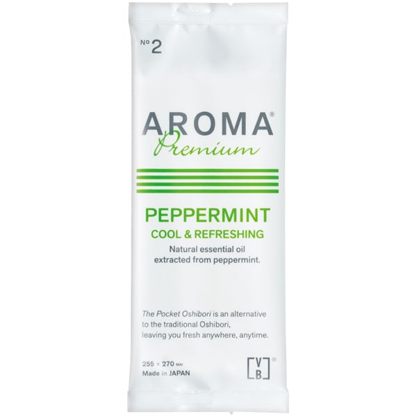 ＶＢコスメ　ポケットおしぼり　ＡＲＯＭＡ　Ｐｒｅｍｉｕｍ　ペパーミント　１００本入