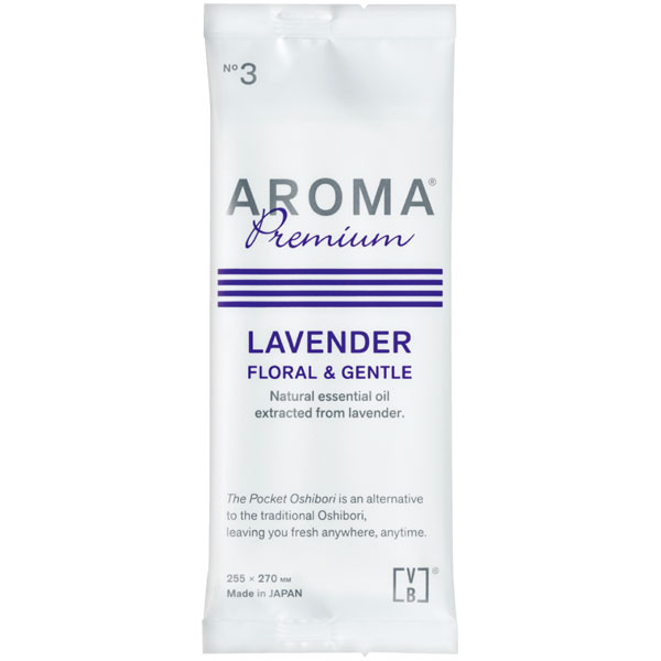 ＶＢコスメ　ポケットおしぼり　ＡＲＯＭＡ　Ｐｒｅｍｉｕｍ　ラベンダー　１００本入