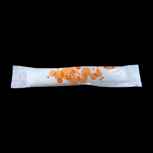 【新】紙おしぼり　ファイン柄（シール貼品）　丸型　１００本入