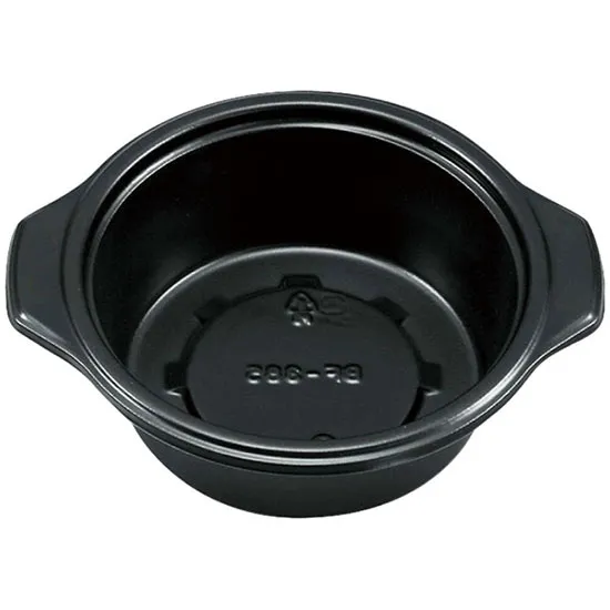 惣菜容器　ＢＦ－３８５　黒本体　５０枚入【蓋　別売り】
