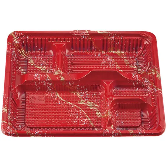 弁当容器　ＣＺ－２２２－１（Ｎ）　本体　雪緒　５０枚入【蓋　別売り】