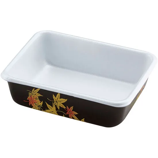 重箱容器　Ｂ－４（本体）　もみじ　５０枚入【蓋　別売り】
