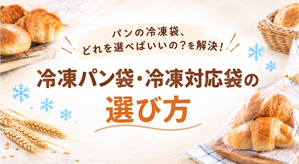 パンの冷凍におすすめ！冷凍パン袋・冷凍対応袋の選び方