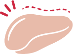 鶏肉イラスト